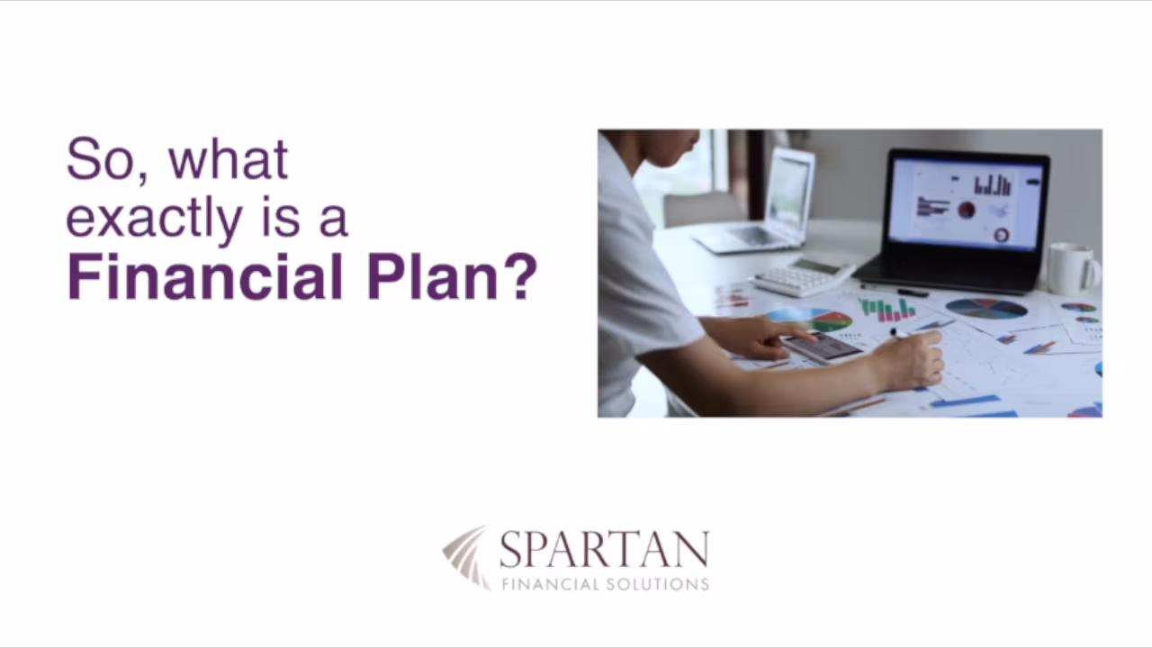 What exactly is a financial plan